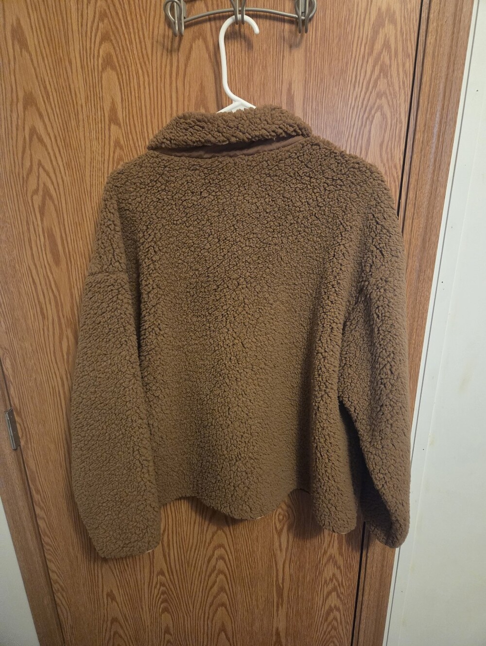 Athleta Sherpa Fleece Zip-Up Jacket Sz Large Tall Women's - Picture 7 of 7